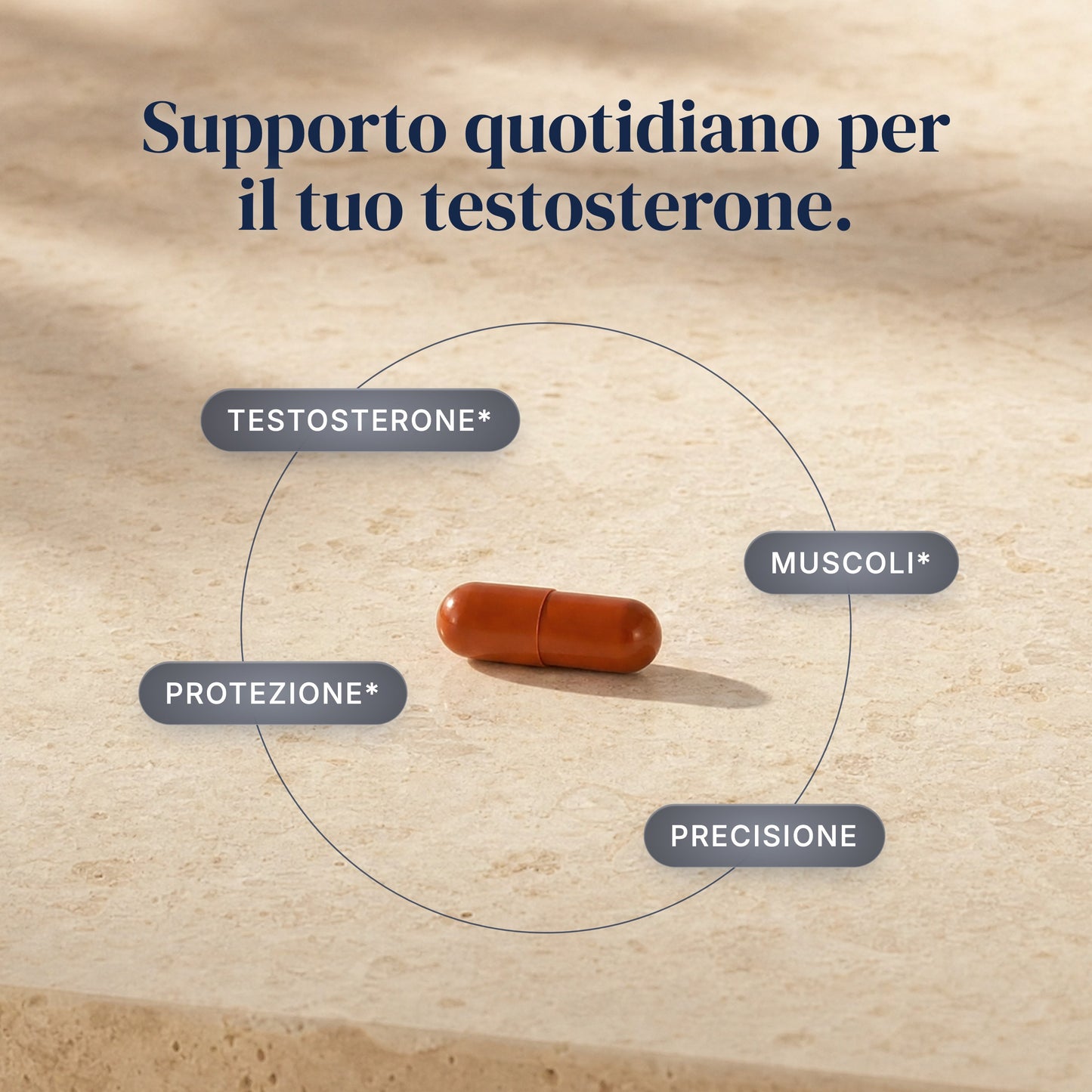 [it] Capsula T1x su pietra con i benefici: testosterone, muscoli, protezione, precisione